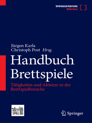 cover image of Handbuch Brettspiele